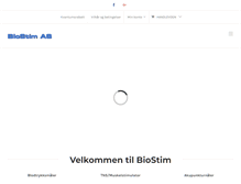 Tablet Screenshot of biostim.no