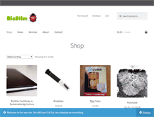 Tablet Screenshot of biostim.com.au